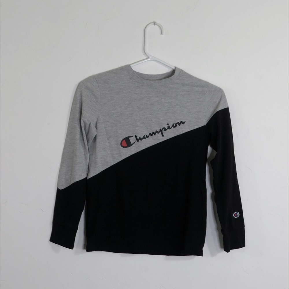 Kids Champion Long Sleeve TShirt Size M